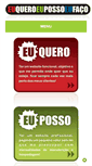 Mobile Screenshot of euqueroeupossoeufaco.com.br